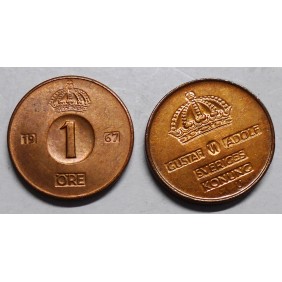 SWEDEN 1 Ore 1967