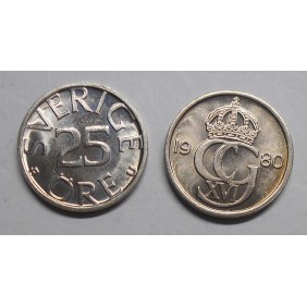 SWEDEN 25 Ore 1980