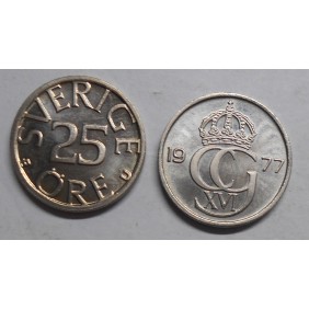 SWEDEN 25 Ore 1977