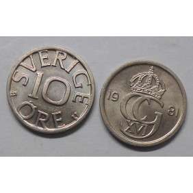 SWEDEN 10 Ore 1981