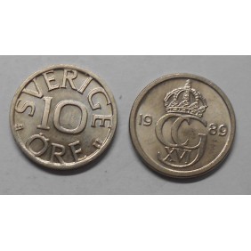 SWEDEN 10 Ore 1989
