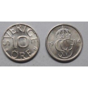 SWEDEN 10 Ore 1984