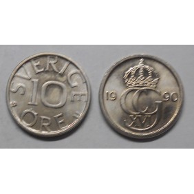 SWEDEN 10 Ore 1990
