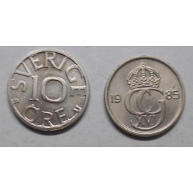 SWEDEN 10 Ore 1985