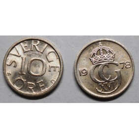 SWEDEN 10 Ore 1978