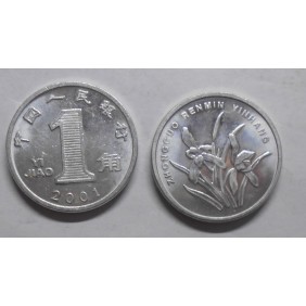 CHINA 1 Jiao 2001