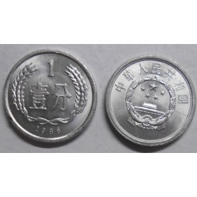 CHINA 1 Fen 1986