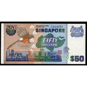 SINGAPORE 50 Dollars 1976