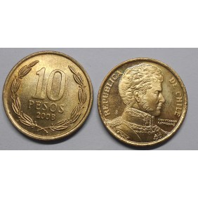 CHILE 10 Pesos 2008