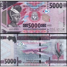 GUINEA 5000 Francs 2022