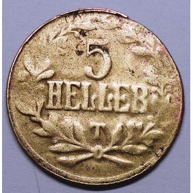 GERMAN EAST AFRICA 5 Heller...