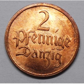DANZIG 2 Pfennig 1926