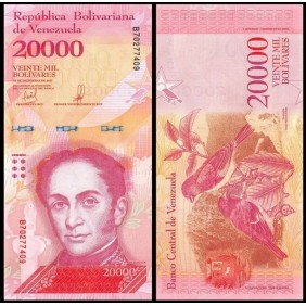 VENEZUELA 20.000 Bolivares...