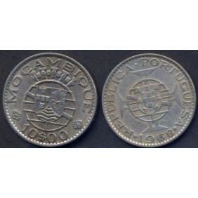 MOZAMBIQUE 10 Escudos 1968