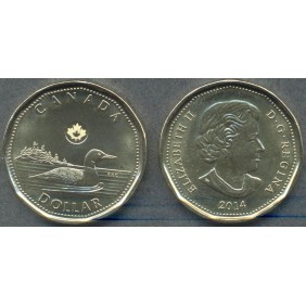 CANADA 1 Dollar 2014 Loonie