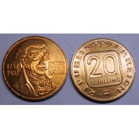 AUSTRIA 20 Schilling 1982...