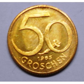 AUSTRIA 50 Groschen 1965 PROOF