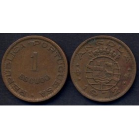 ANGOLA 1 Escudo 1972