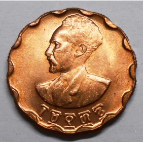 ETHIOPIA 25 Cents EE1936...
