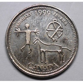 CANADA 25 Cents 1999...