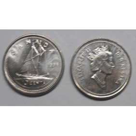 CANADA 10 Cents 1996