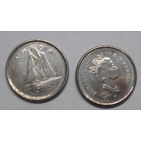 CANADA 10 Cents 2002 P