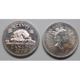 CANADA 5 Cents 2000