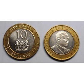 KENYA 10 Shillings 1995...