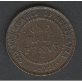 AUSTRALIA 1/2 Penny 1912...