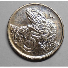 NEW ZEALAND 5 Cents 2000