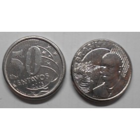 BRAZIL 50 Centavos 2003