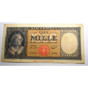 1000 Lire Medusa 1959