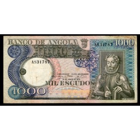 ANGOLA 1000 Escudos 1973
