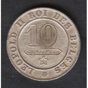 BELGIUM 10 Centimes 1895...