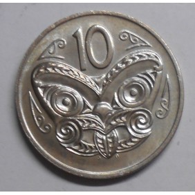 NEW ZEALAND 10 Cents 1973