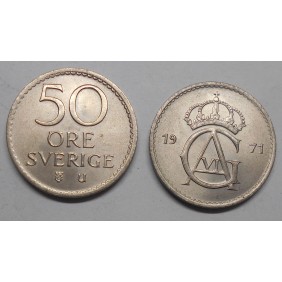 SWEDEN 50 Ore 1971