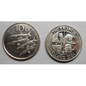 ICELAND 10 Kronur 2004