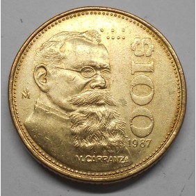 MEXICO 100 Pesos 1987