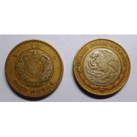 MEXICO 10 Pesos 2005 Aztec...