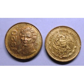 MEXICO 20 Pesos 1985 Victoria