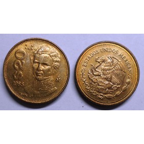 MEXICO 20 Pesos 1988 Victoria