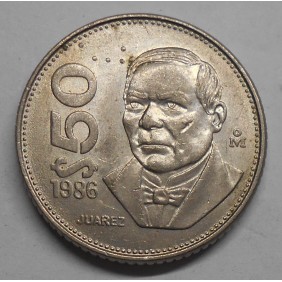MEXICO 50 Pesos 1986 B....