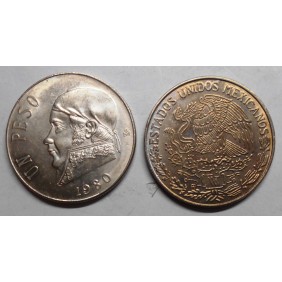 MEXICO 1 Peso 1980