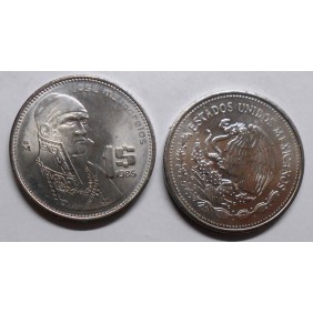 MEXICO 1 Peso 1985