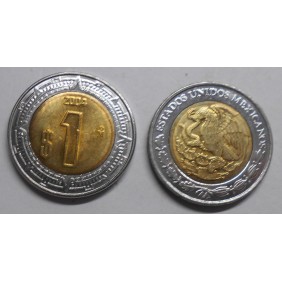 MEXICO 1 Peso 2004 Bimetallic
