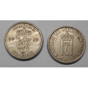 NORWAY 50 Ore 1957