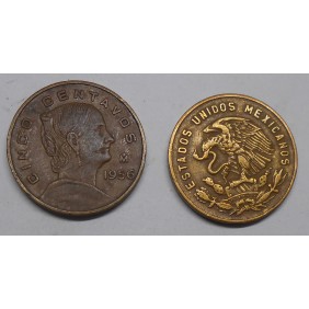 MEXICO 5 Centavos 1956