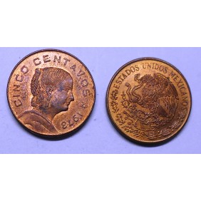 MEXICO 5 Centavos 1973