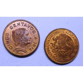 MEXICO 5 Centavos 1974