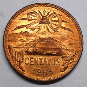 MEXICO 20 Centavos 1965